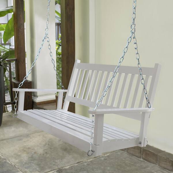 5ft wicker porch swing