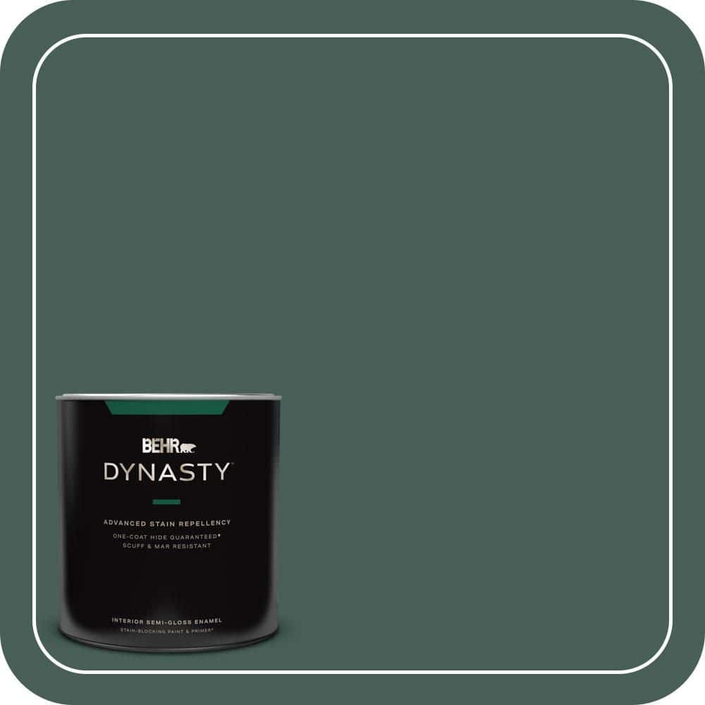 1 qt. #M440-7 Rainforest One-Coat Hide Semi-Gloss Enamel Interior Stain-Blocking Paint and Primer price history on PriceWatchPro