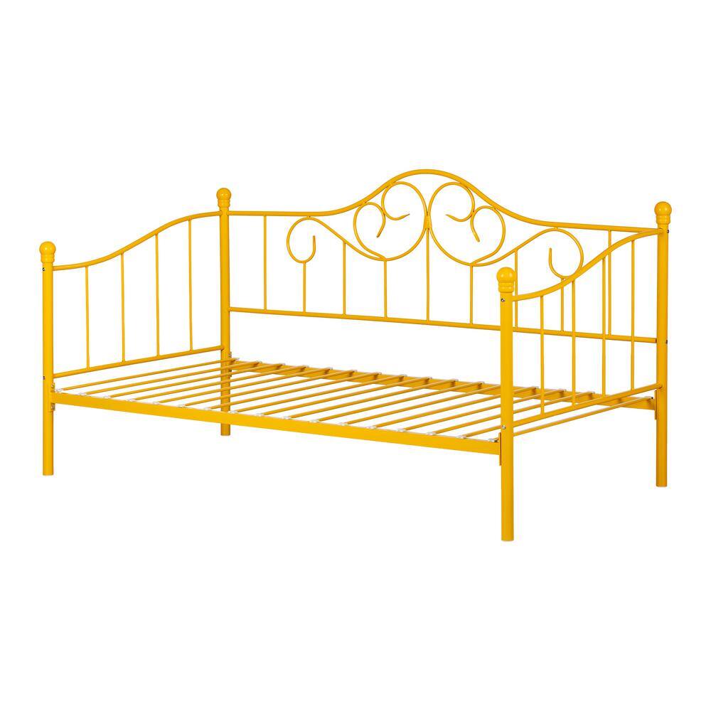 South Shore Balka Yellow Twin Daybed 13046 - The Home Depot