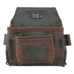 Leather Tool Pouch  3 Pouch Leather Tool Bag - Trojan Tool Belts