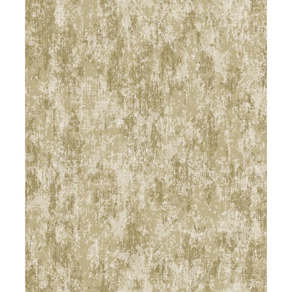 Unbranded Lustre Collection Gold Industrial Concrete Metallic Finish Paper on Non-woven Non-pasted Wallpaper Sample