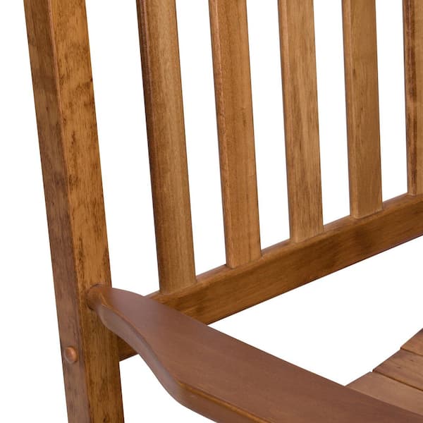 Shine Company 45 in. H Light Oak, Vermont Porch Rocker, Porch