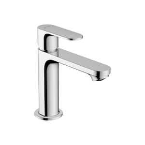 Rebris S Single Handle Single Hole Bathroom Faucet in Chrome