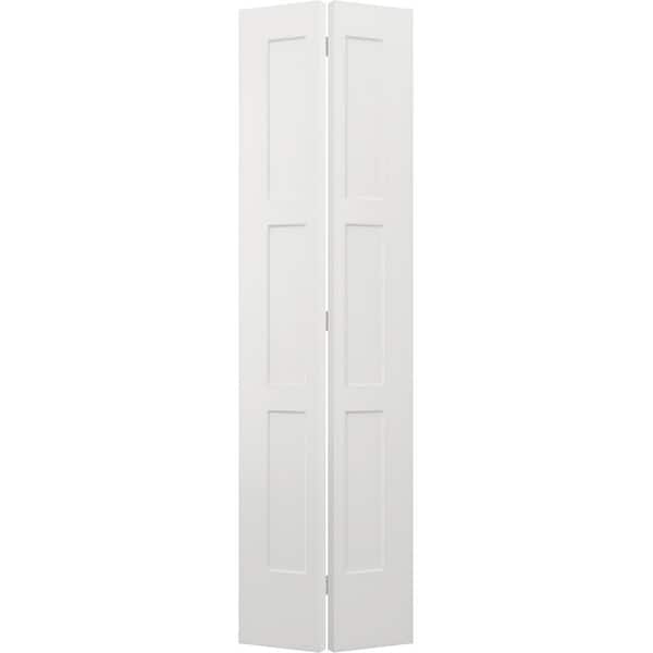 24 in. x 96 in. Birkdale White Paint Smooth Hollow Core Molded Composite Interior Closet Bi-fold Door