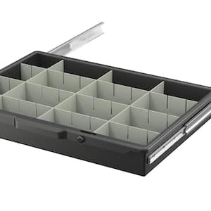 Lockable Slide Drawer with Dividers Housekeeping Cart Accessory