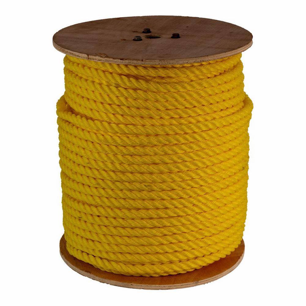 SGT KNOTS 3/8 in. x 600 ft. - Twisted Polypropylene All Purpose Rope ...