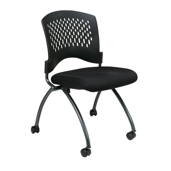 Office Star Products Coal FreeFlex Rolling Visitor Office Chair (Set of 2)