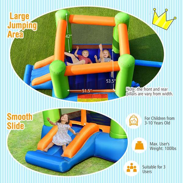 18' Pool Side Waterslide - Bounce House Rental, Laser Tag, Water