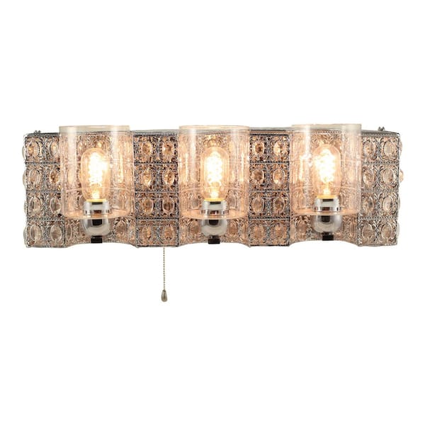 home depot crystal vanity lights