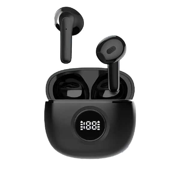 Etokfoks Black Wireless Bluetooth Noise Cancelling Earbud and In-Ear ...
