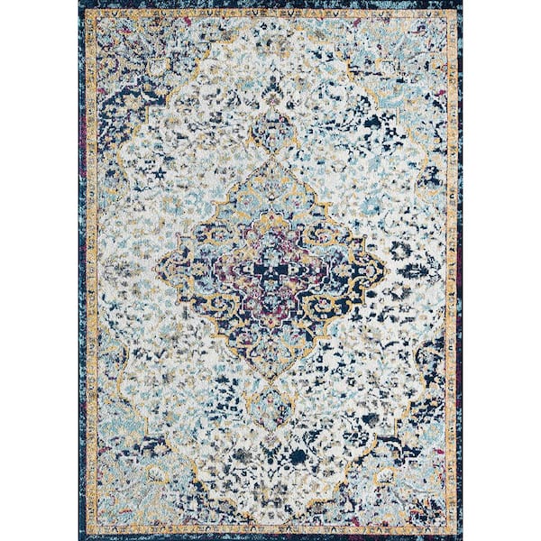 Rugs America Hailey Southern Belle 2'6"x4' Vintage Area Rug
