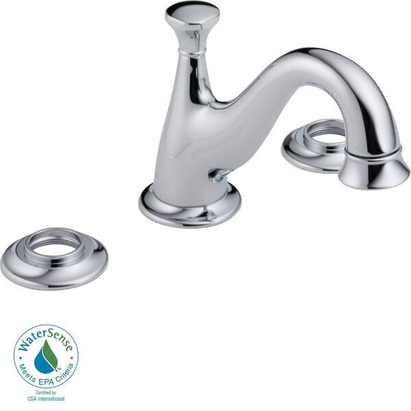 Delta Lockwood 8 in. Widespread 2-Handle High-Arc Bathroom Faucet in Chrome-DISCONTINUED
