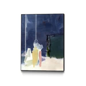 "Mystic Rider" by Diane Lambin Framed Abstract Wall Art Print 30 in. x 40 in.