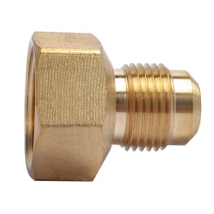 1/2 in. OD Flare x 3/4 in. FIP Brass Adapter Fitting (5-Pack)