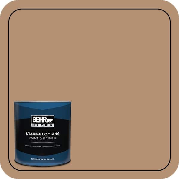 BEHR ULTRA 1 qt. #S240-5 Poncho Satin Enamel Exterior Paint & Primer