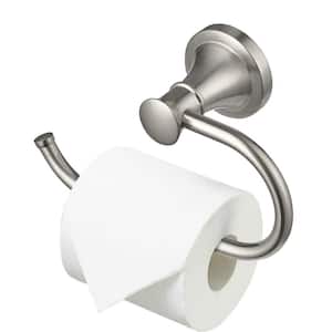 Wall Mounted Single Post Ring Shaped Toilet Paper Holder Toilet Paper Hanger in Brushed Nickel