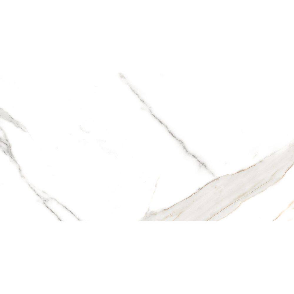 Kaia Steorra White 12 in. x 24 in. Stone Look Matte Porcelain Wall and Floor Tile Sample price history on PriceWatchPro