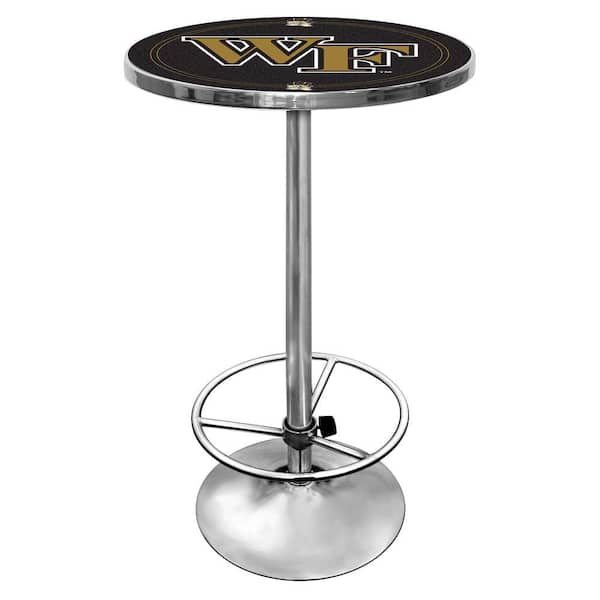 Trademark Wake Forest University Chrome Pub/Bar Table