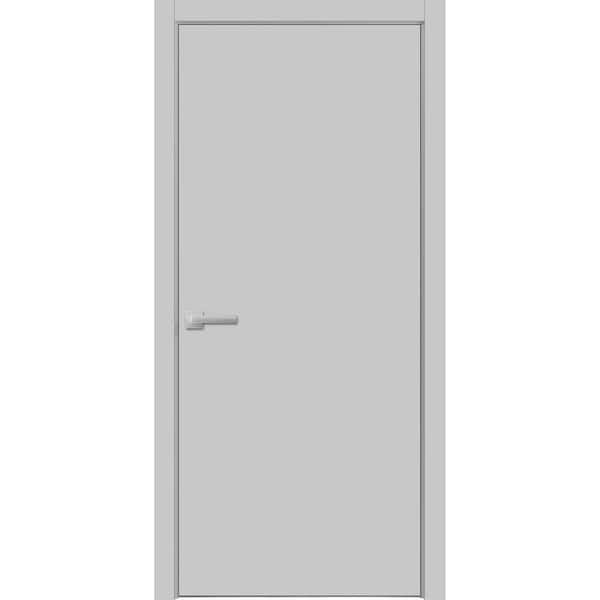 0010 24 in. x 80 in. Right-Hand/Inswing Solid White Single Prehung Interior Door with Hardware