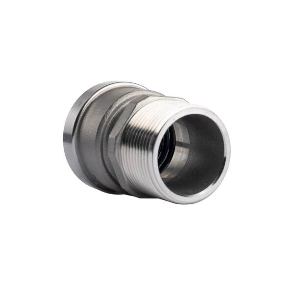 QUICKFITTING 1-1/4 in. Stainless Steel Push-to-Connect x
