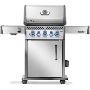 Rogue PRO-S 425 Natural Gas Grill with Infrared Side and Rear Burners, 5 Burners, Stainless Steel