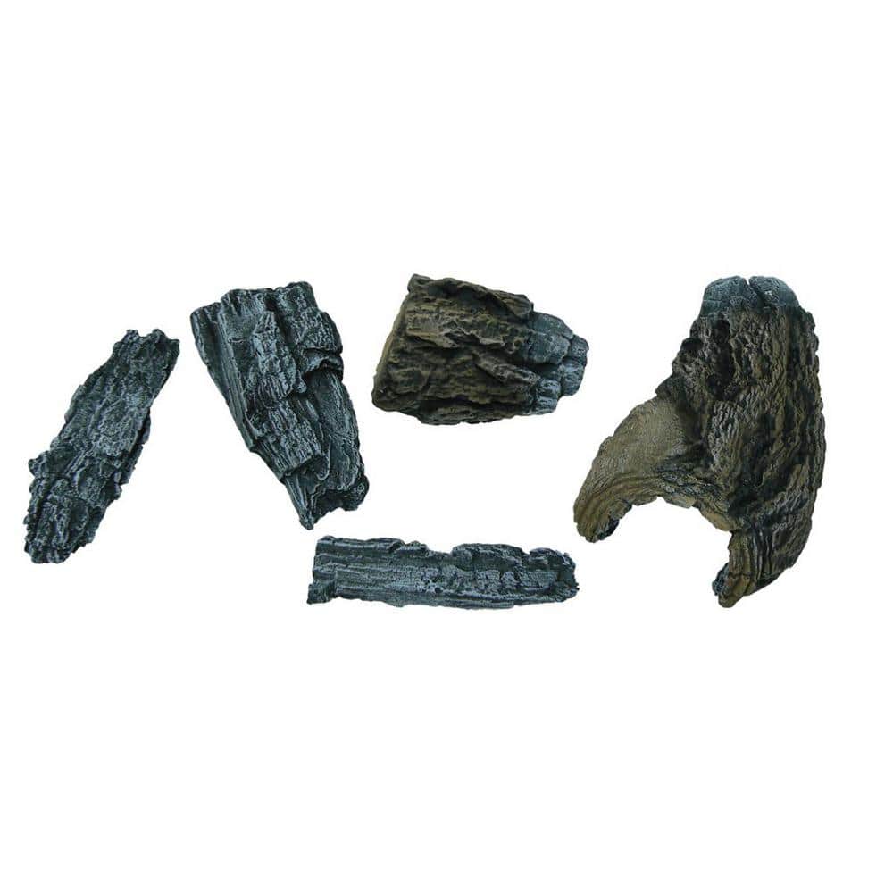 Control Cover Log Kit - Realistic Hand-Painted Concrete Logs - Enhance Your