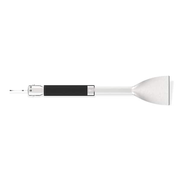 Stainless Steel Flat Grip Tongs Cooking Accessory for Griddle Flat Top Grill