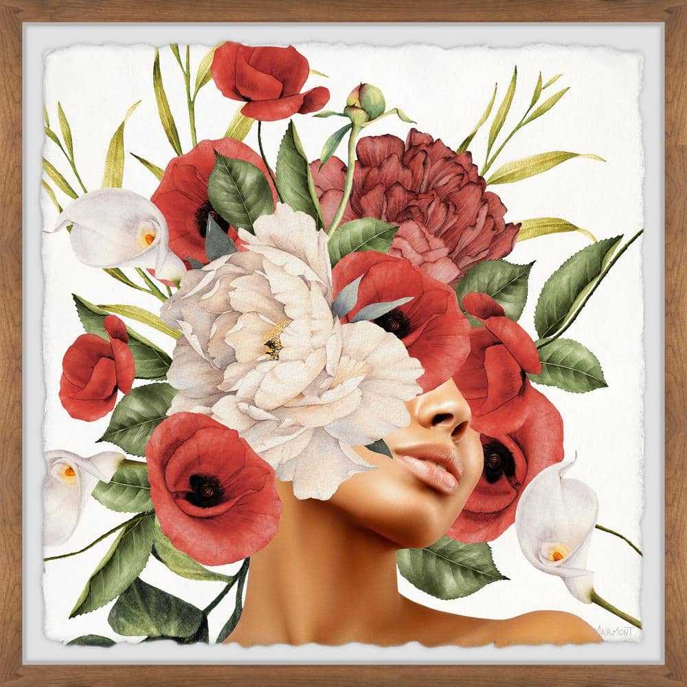 Colors of Poppies by Marmont Hill Framed People Art Print 18 in. x 18 in. .