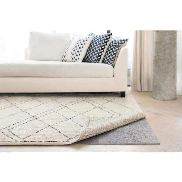 Classic Non-Slip Thin 6 ft. x 6 ft. Square Dual Surface 1/8 in. Thick Rug Pad