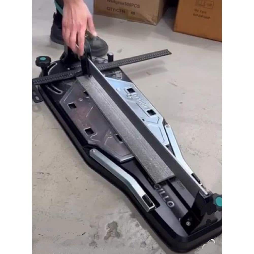 Sigillo 14.6" Black and Silver Aluminum Manual Tile Cutter