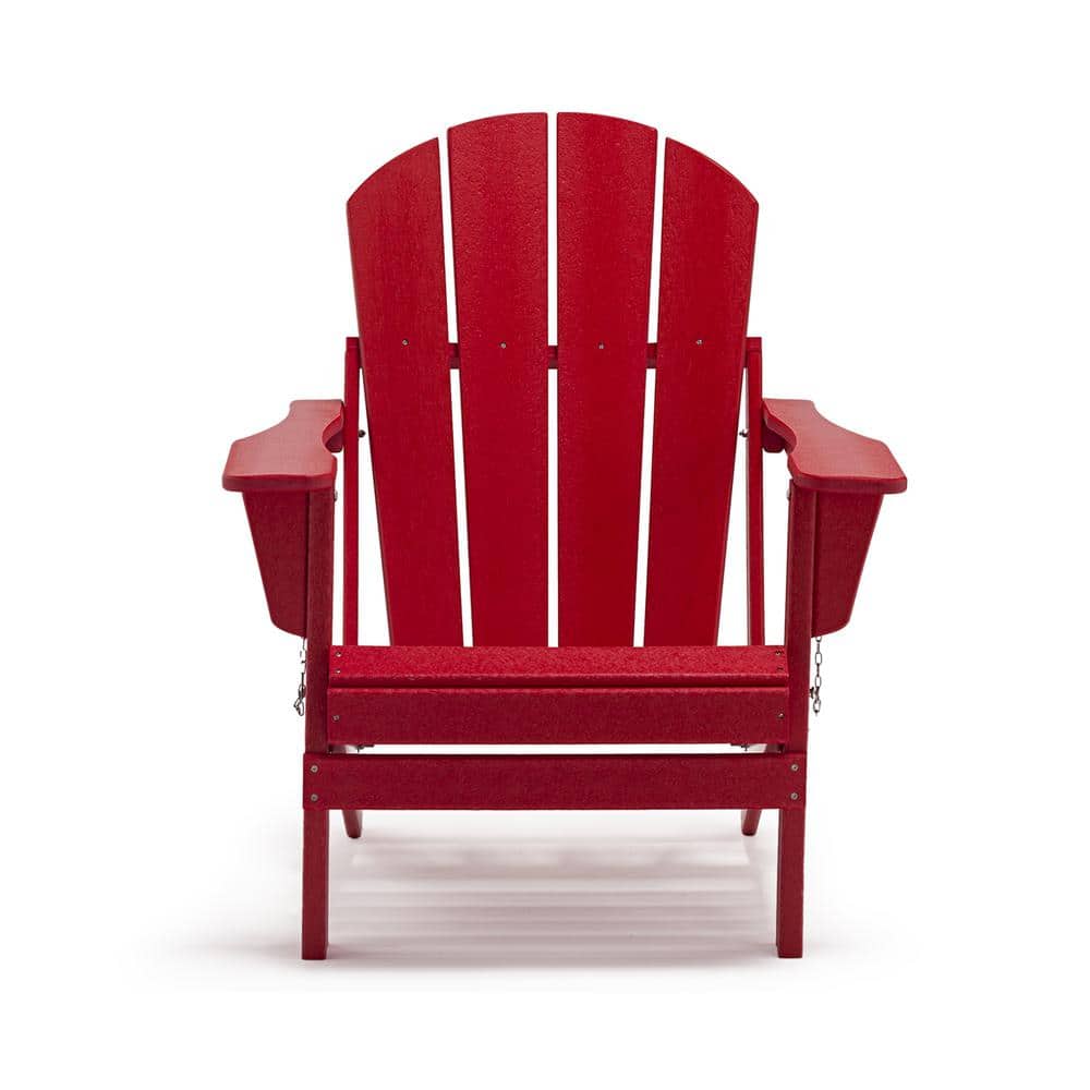 Reviews for Classic Red Folding Plastic Adirondack Chair Pg 1 The