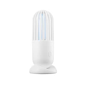 UV-C Light 5.9 in White Disinfecting 360-Degree Portable Rechargeable Lamp Micro USB Cable Included