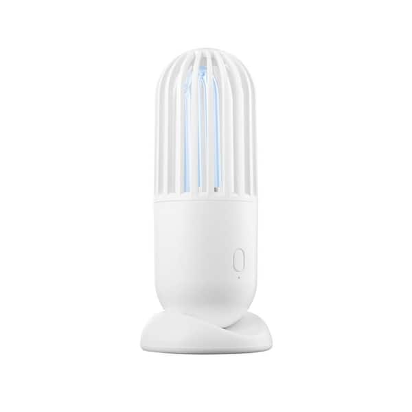 Globe Electric UV-C Light 5.9 in White Disinfecting 360-Degree Portable Rechargeable Lamp Micro USB Cable Included