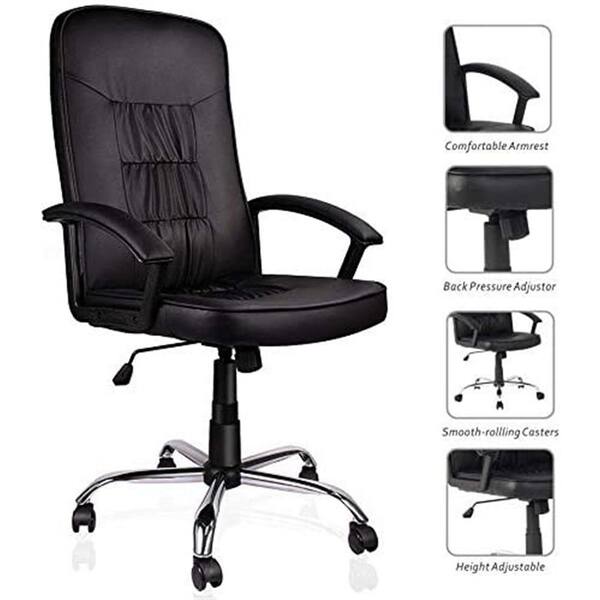 Homy Grigio Ergonomic Office Chair High Back Home Office Desk Chair with 3D Armrest Adjustable Headrest Lumbar Support Mesh Computer Chair with.