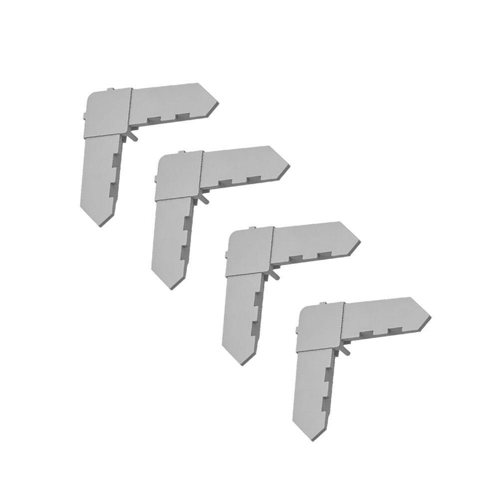 Screen Tight 5/16 in. Mill Plastic Screen Frame Corners (4Pack
