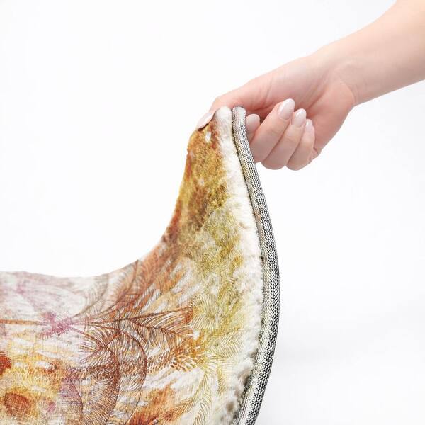 Dream Shag Premium Machine Washable Abstract ADS210 Multi 8 ft. x 8 ft. Round Rug