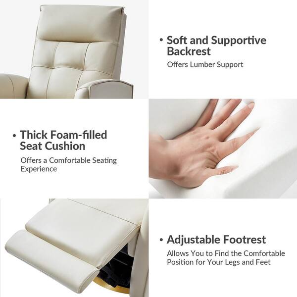 ①Zenlet 3 Pro ②MagSafe Panel ＆ Leather Gray Leather Dual Power Zero Gravity Recline Sofa | 0L0