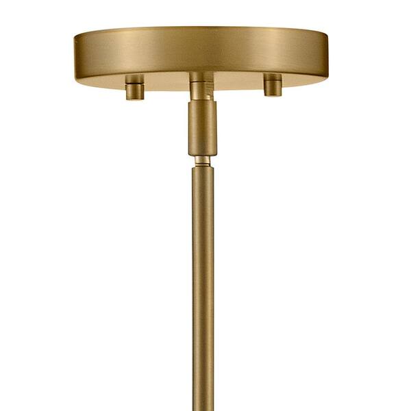 LARK - Haddie 1-Light Lacquered Brass Cone Pendant Light