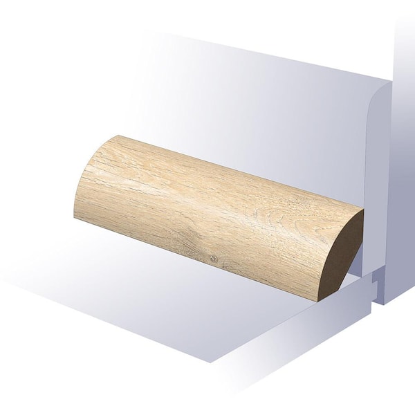 Blissful Edinburgh-Prague Quarter Round 0.75 in. T x 0.75 in. W x 94 in. L Smooth Wood Look Laminate Moulding/Trim