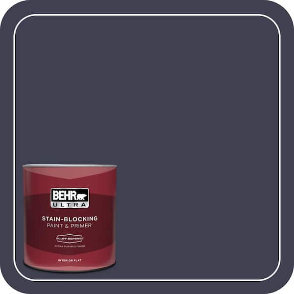 BEHR ULTRA 1 qt. Home Decorators Collection #HDC-WR16-03 Blueberry Tart Extra Durable Flat Interior Paint & Primer
