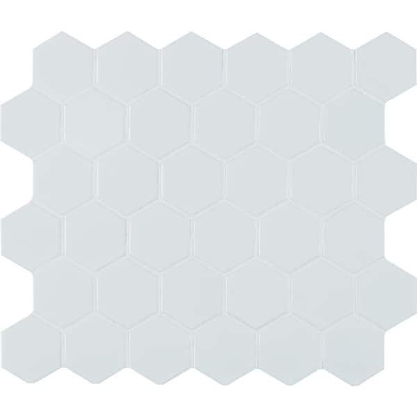 MSI Retro Bianco Hexo 11.75 in. x 12.6 in. Matte Porcelain Floor and Wall Tile (0.96 sq. ft./Each)