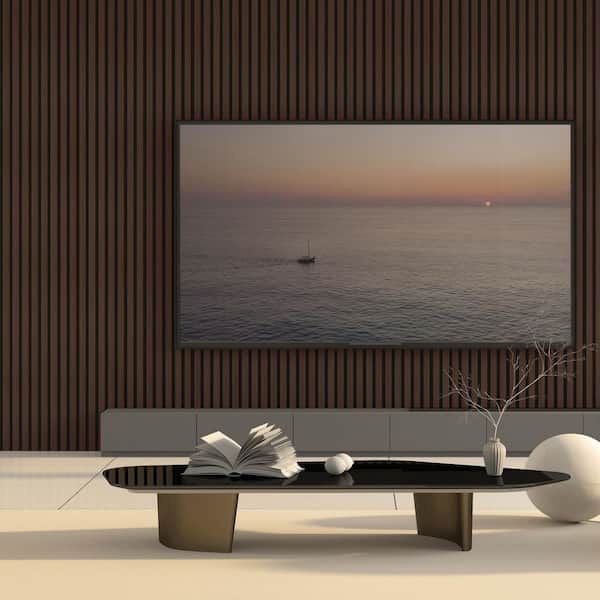 Art3dwallpanels 0.83 in. x 94.49 in. x 4.87in. Wood Slat Acoustic