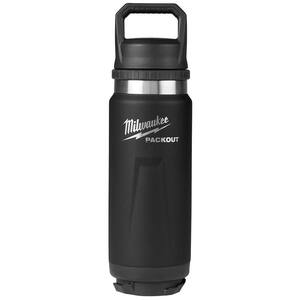 PACKOUT Black 24 oz. Insulated Bottle W/Chug Lid