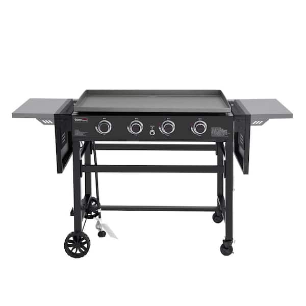 Royal Gourmet 35 Flat Top Gas Griddle with A Griddle Cover,