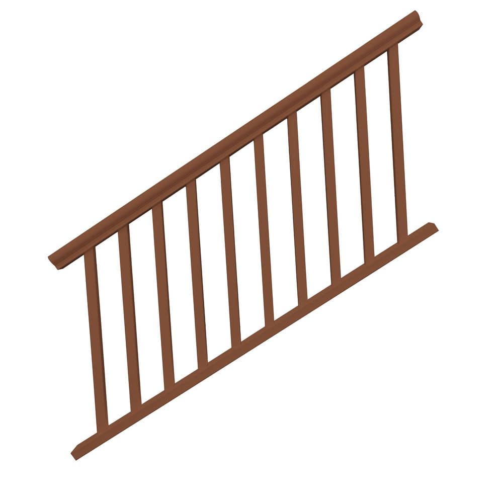 72 in. x 36 in. Brown Vinyl Stair Railing price history on PriceWatchPro