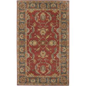 John Rust Red 9 ft. x 12 ft. Area Rug