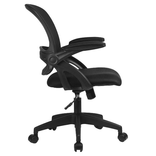 Office Chair with adjustable Height and Lumbar Support, Black Color