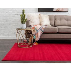 Williamsburg Solid Red 4' 0 x 6' 0 Area Rug