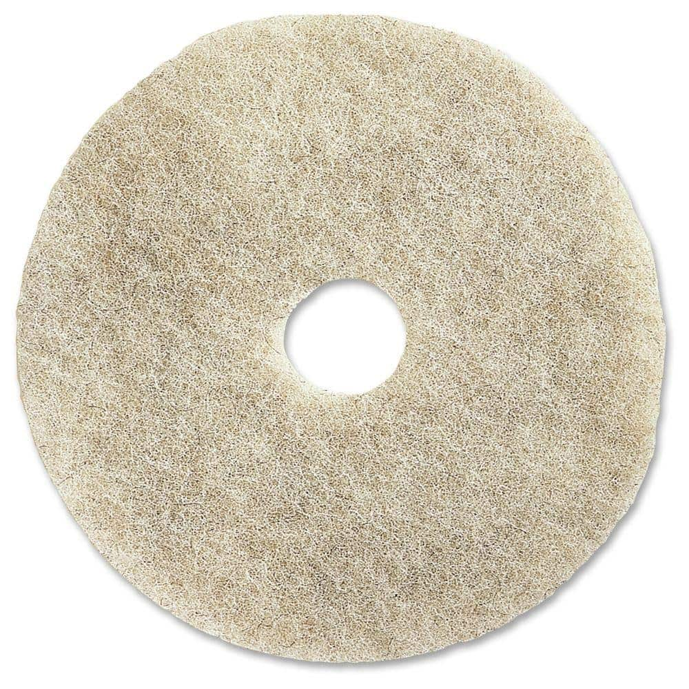 Genuine Joe 20 in. Natural Soft Binder Floor Pad (5 per Carton)