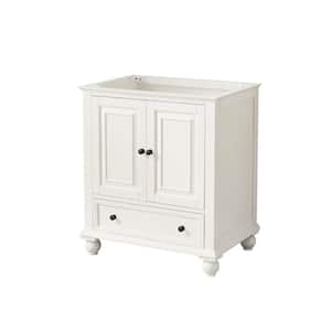 Thompson 30 in. W x 21 in. D x 34 in. H Bath Vanity Cabinet Only in French White Finish